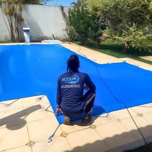 Capa de proteção para Piscinas